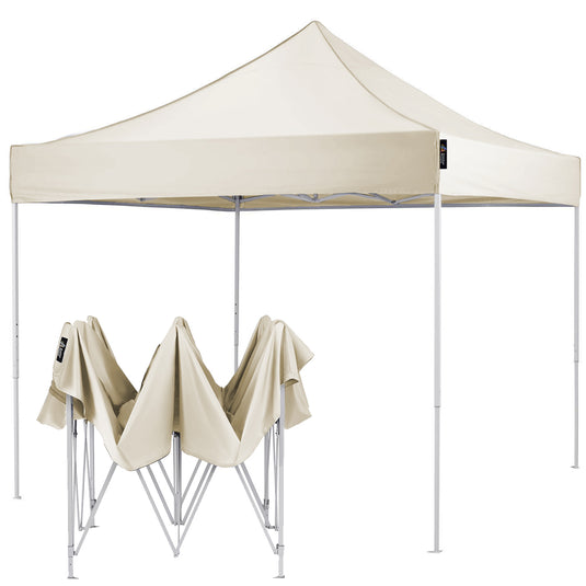 American Phoenix 10x10 Canopy Tent Pop Up Portable Instant Adjustable Outdoor Market Shelter (White Frame)