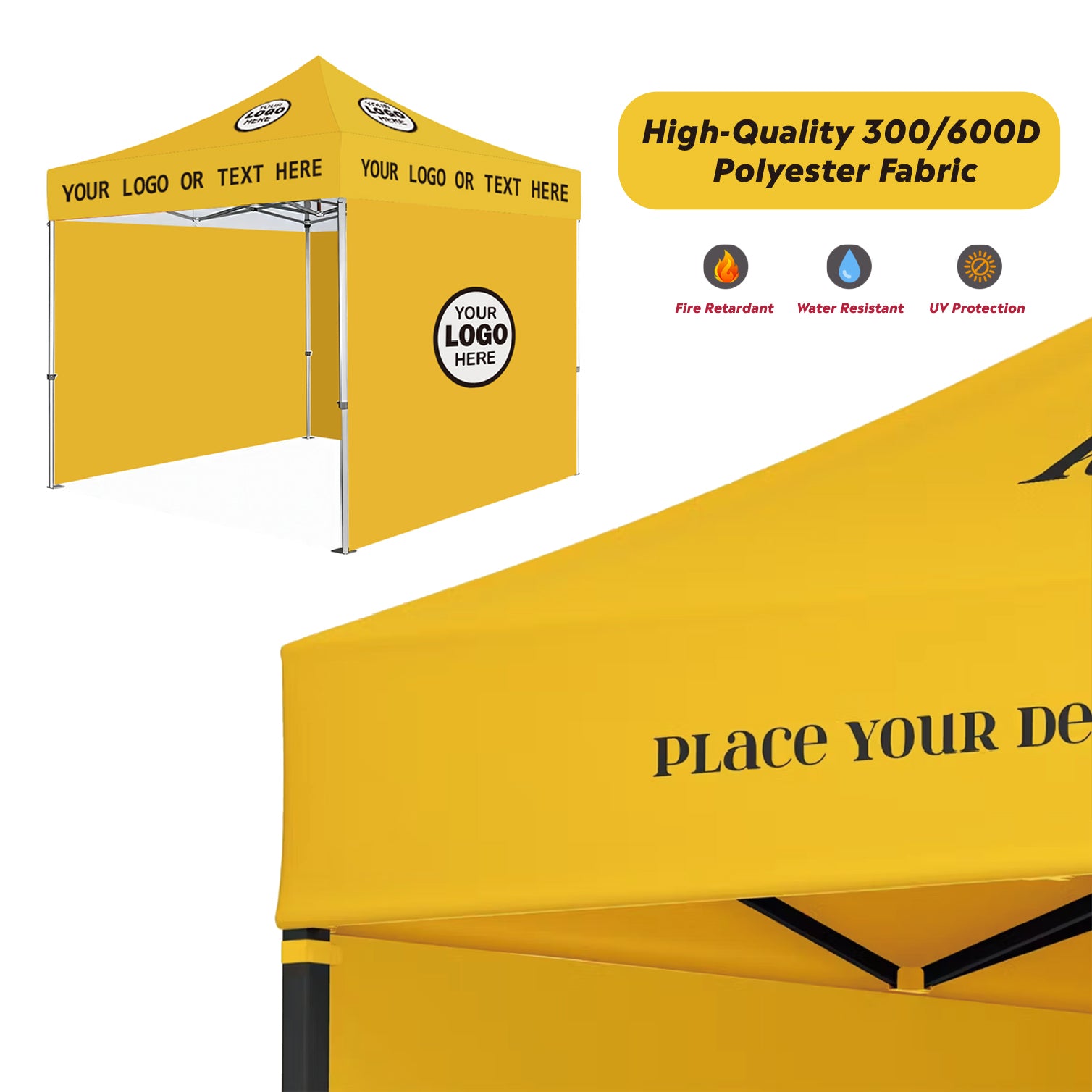 American Phoenix 10 x 10 Custom Canopy with Your Logo Graphics