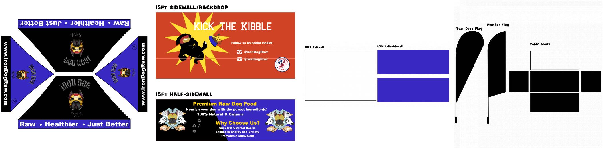 American Phoenix 10 x 15 Custom Canopy with Your Logo Graphics