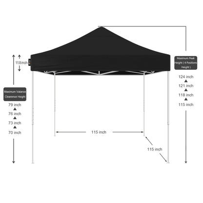 Custom Canopy Tent with Logo, 10x10 Feet Canopy Printing