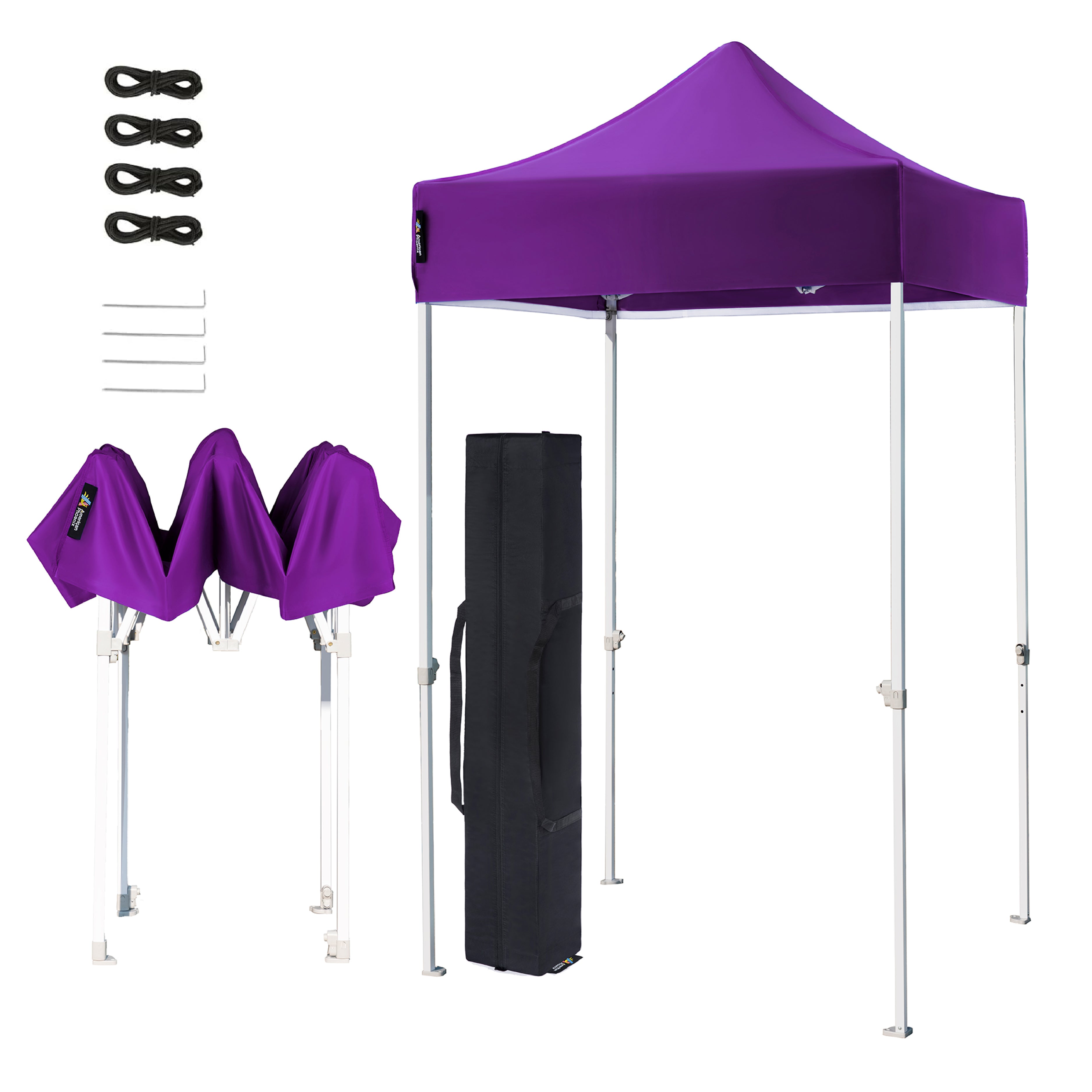 AMERICAN PHOENIX Pop Up Canopy Tent 5x5 Instant Shade Shelter Gazebo Outdoor Canopies Commercial Event Tents with Carry Bag