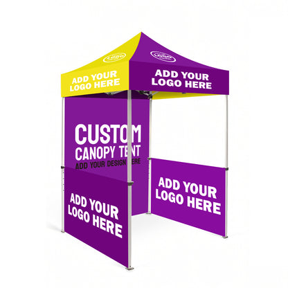 pop up tents logo Custom Pop up Canopy Tent 5x5 With Your Logo STYLE-01