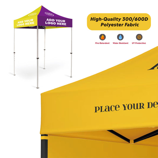 American Phoenix 5 x 5 Custom Canopy with Your Logo Graphics