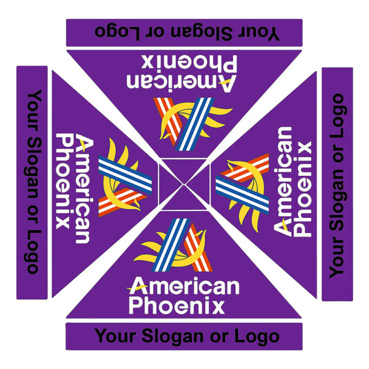 American Phoenix 5 x 5 Custom Canopy with Your Logo Graphics