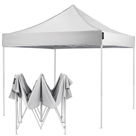 American Phoenix 10x10 Canopy Tent Pop Up Portable Instant Adjustable Outdoor Market Shelter (White Frame) - American Phoenix