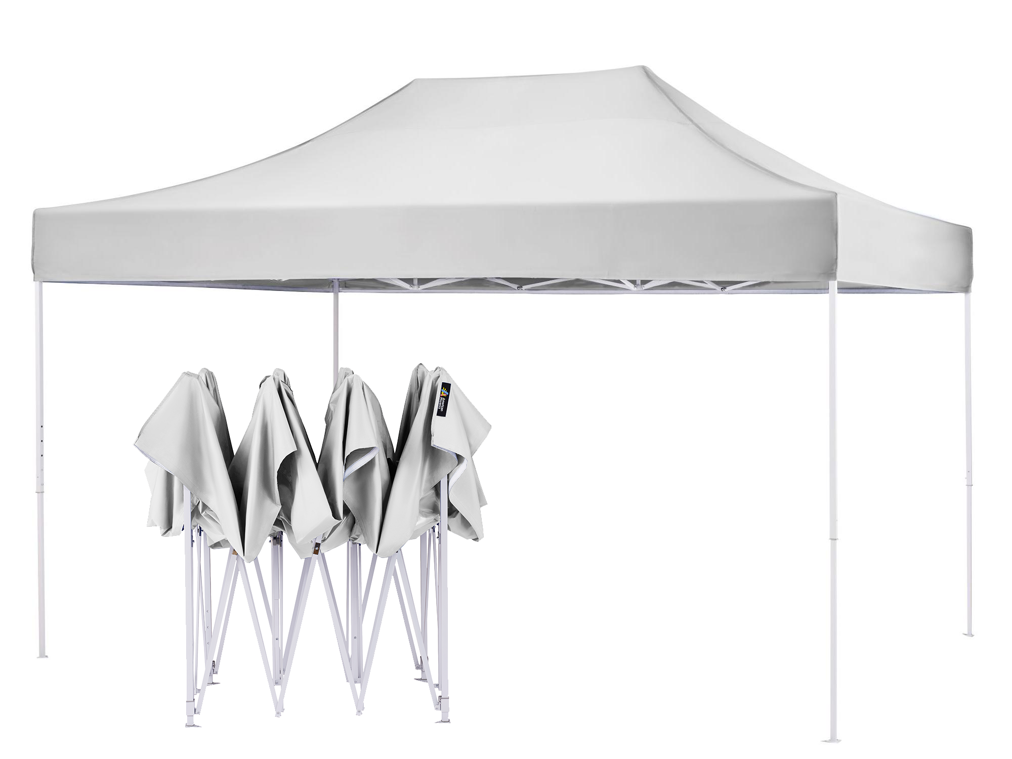 American Phoenix 10x15 Classic Colors Outdoor Canopy Tent (White Frame) - American Phoenix