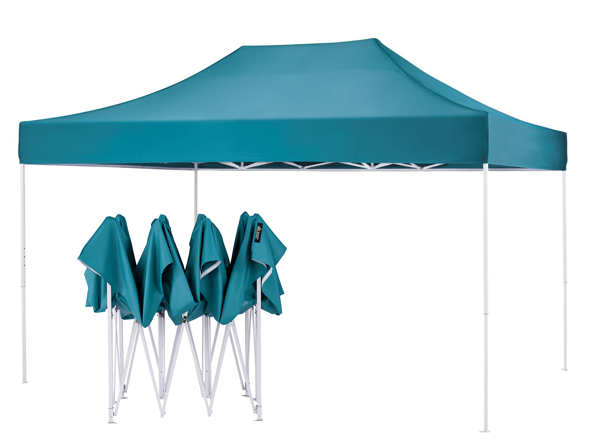 American Phoenix 10x15 Classic Colors Outdoor Canopy Tent (White Frame) - American Phoenix