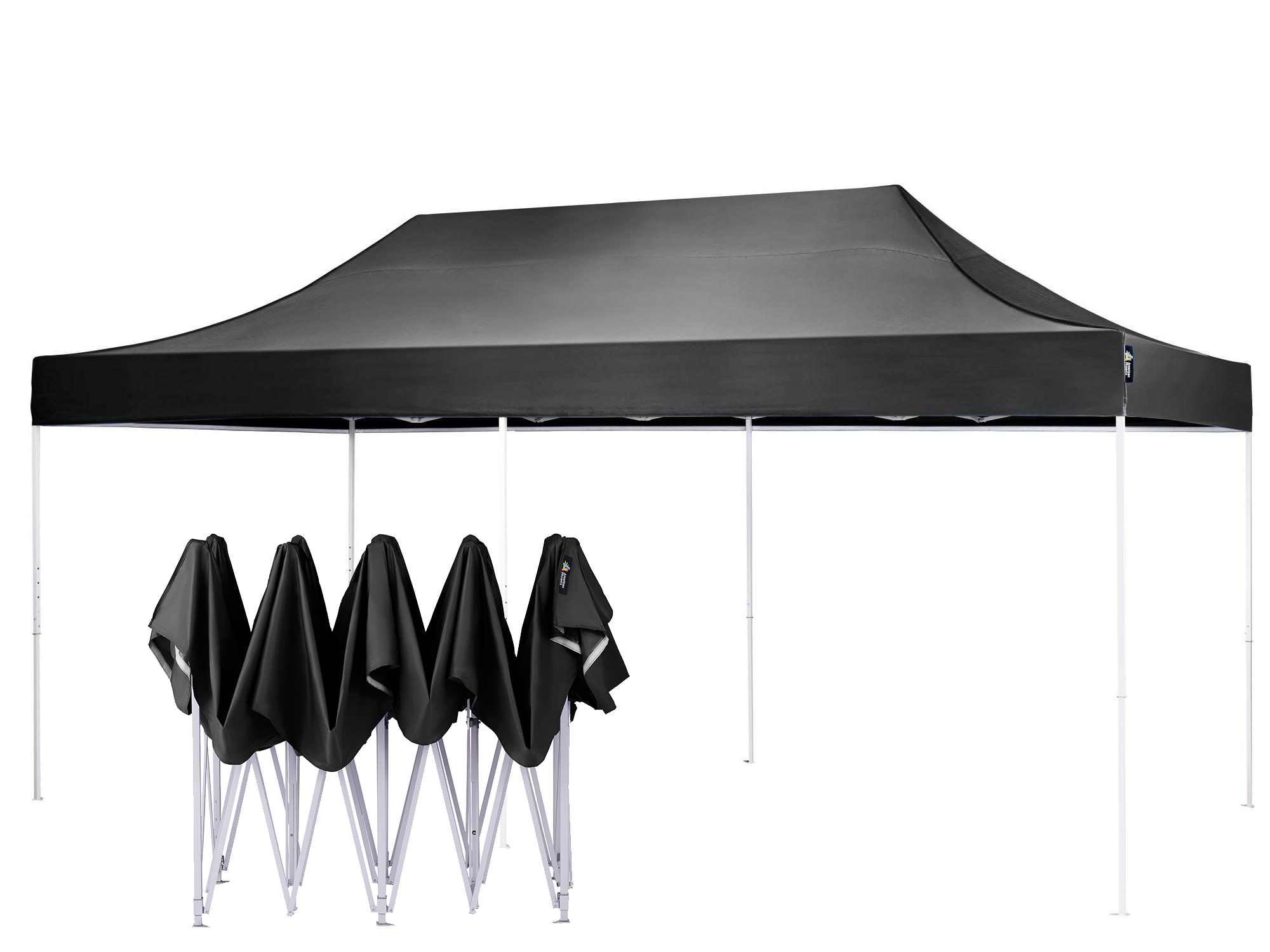 American Phoenix 10x20 Canopy Tent Pop Up Portable Instant Commercial Outdoor Market Shelter (White Frame) - American Phoenix