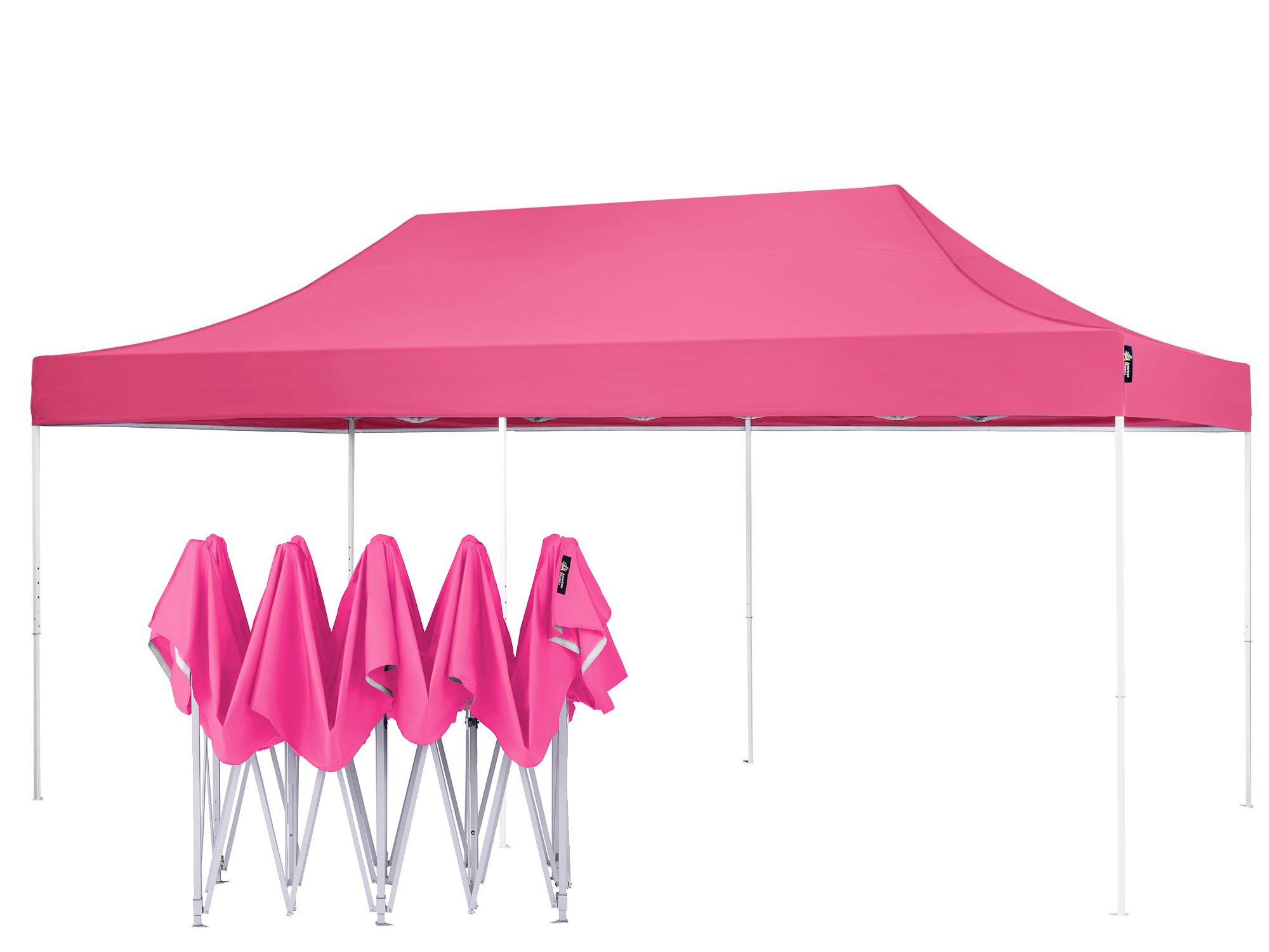 American Phoenix 10x20 Canopy Tent Pop Up Portable Instant Commercial Outdoor Market Shelter (White Frame) - American Phoenix