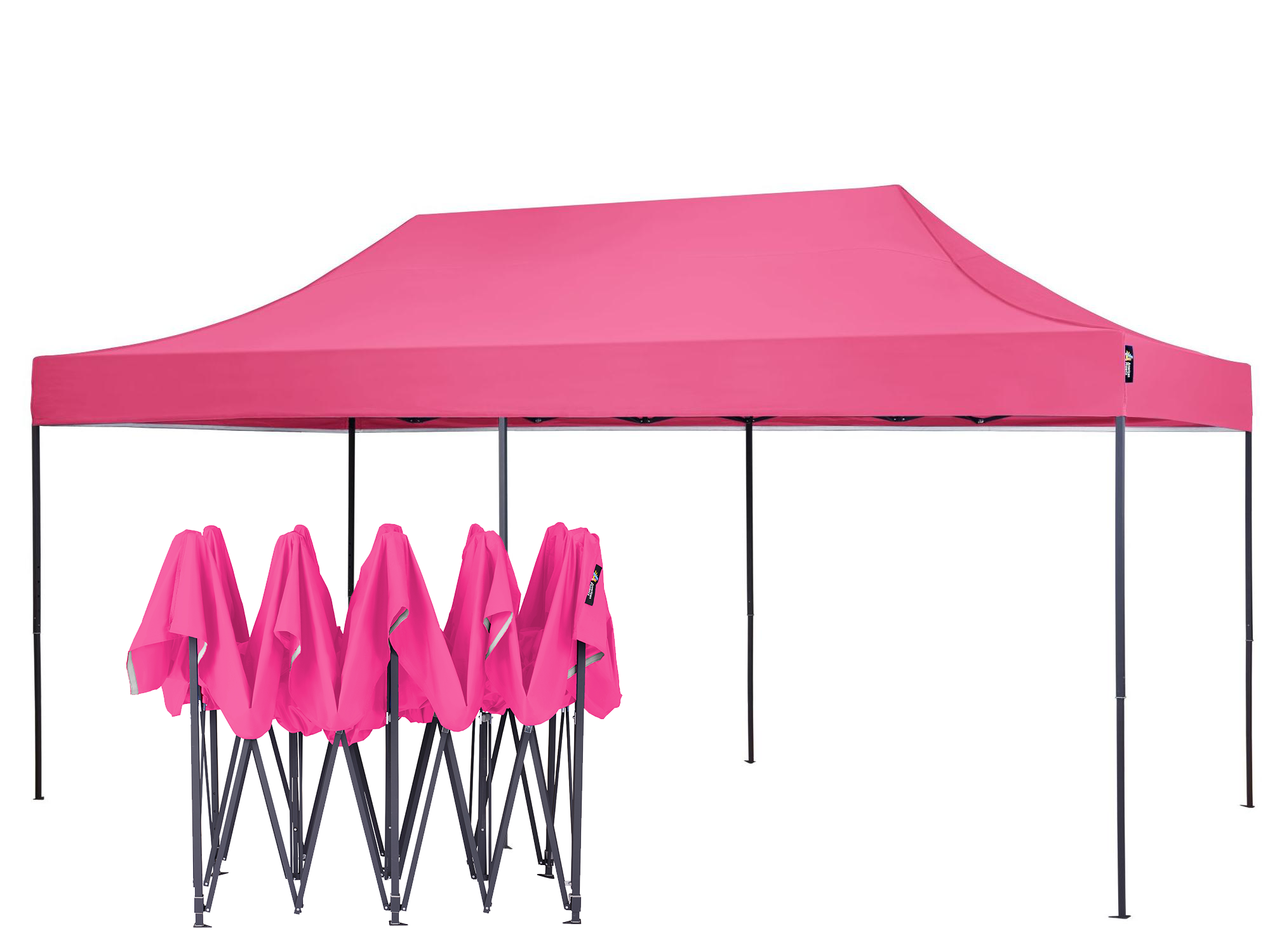 American Phoenix 10x20 Canopy Tent Pop Up Portable Instant Commercial Outdoor Market Shelter (Black Frame) - American Phoenix