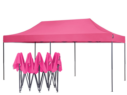 American Phoenix 10x20 Canopy Tent Pop Up Portable Instant Commercial Outdoor Market Shelter (Black Frame) - American Phoenix