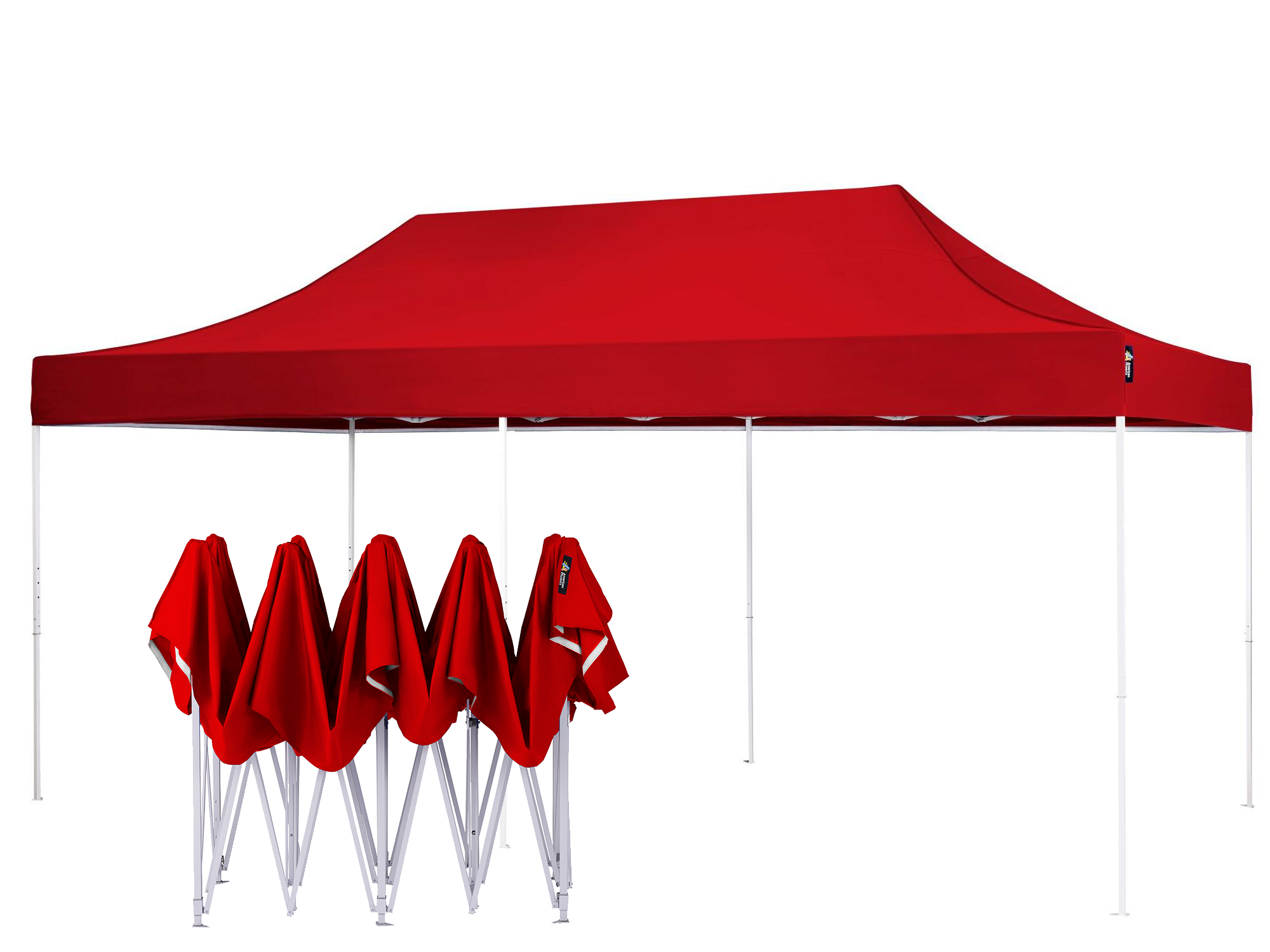 American Phoenix 10x20 Canopy Tent Pop Up Portable Instant Commercial Outdoor Market Shelter (White Frame) - American Phoenix