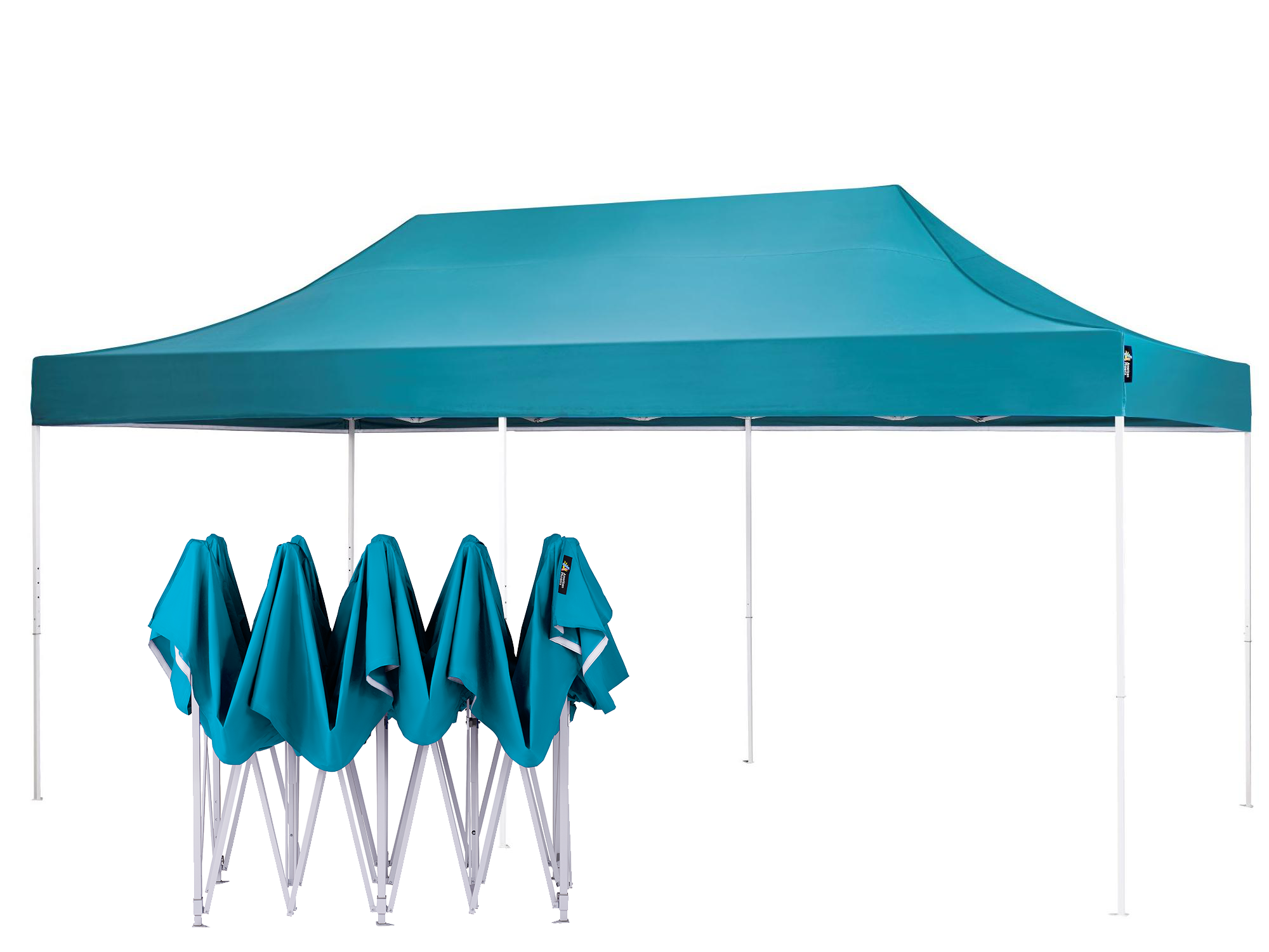 American Phoenix 10x20 Canopy Tent Pop Up Portable Instant Commercial Outdoor Market Shelter (White Frame) - American Phoenix