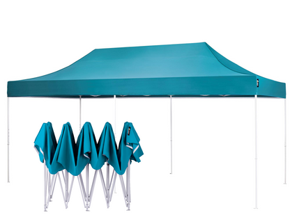 American Phoenix 10x20 Canopy Tent Pop Up Portable Instant Commercial Outdoor Market Shelter (White Frame) - American Phoenix