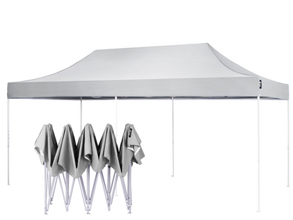 American Phoenix 10x20 Canopy Tent Pop Up Portable Instant Commercial Outdoor Market Shelter (White Frame) - American Phoenix