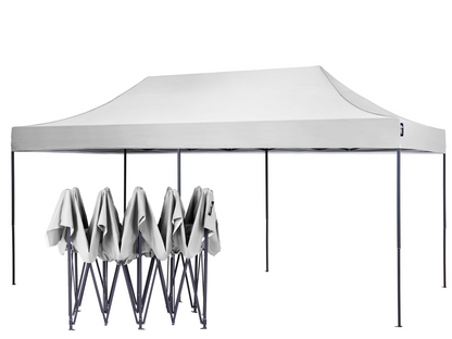 American Phoenix 10x20 Canopy Tent Pop Up Portable Instant Commercial Outdoor Market Shelter (Black Frame) - American Phoenix