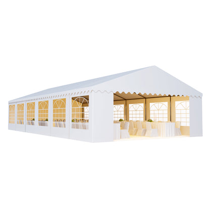 American Phoenix 40x20 white heavy-duty party tent and wedding activity tent - American Phoenix