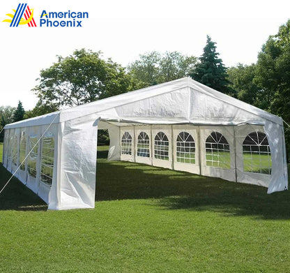 American Phoenix 40x20 white heavy-duty party tent and wedding activity tent - American Phoenix