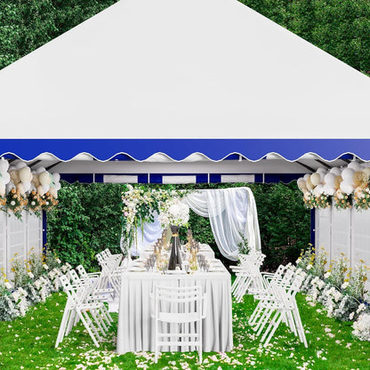 American Phoenix 16'x26' Party Tent- Blue + white - American Phoenix