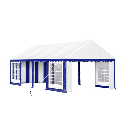American Phoenix 16'x26' Party Tent- Blue + white - American Phoenix