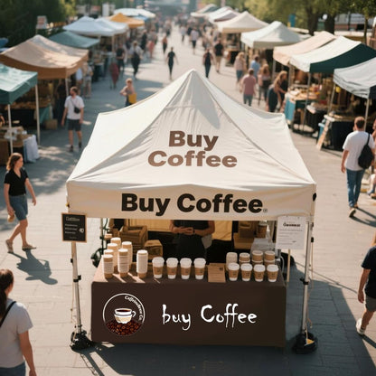 Custom Table Cloth with Business Logo Text