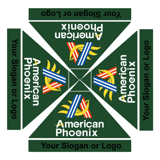 American Phoenix 10 x 10 Custom Canopy with Your Logo Graphics