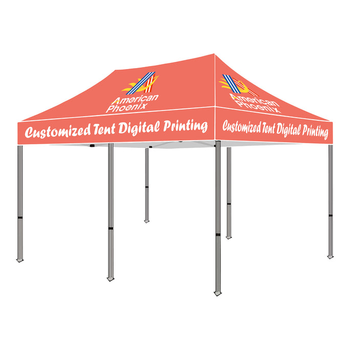 American Phoenix 10 x 20 Custom Canopy with Your Logo Graphics