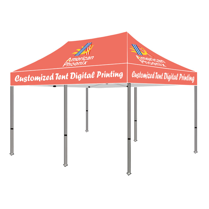 10 x 20 Custom Canopy with Your Logo Graphics