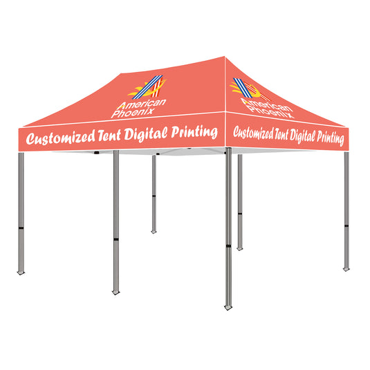 10 x 20 Custom Canopy with Your Logo Graphics