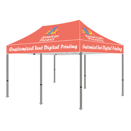 American Phoenix 10 x 20 Custom Canopy with Your Logo Graphics