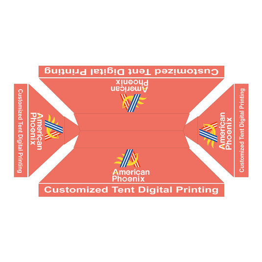 10 x 20 Custom Canopy with Your Logo Graphics