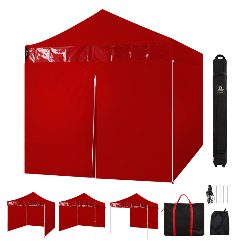Load image into Gallery viewer, American Phoenix 10x10 Commercial Canopy Tent with Walls (Red)
