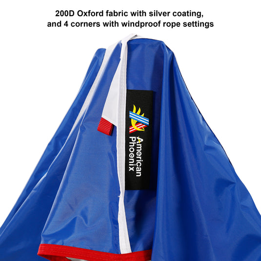American Phoenix 8x8 Blue Sports Portable Canopy Tent