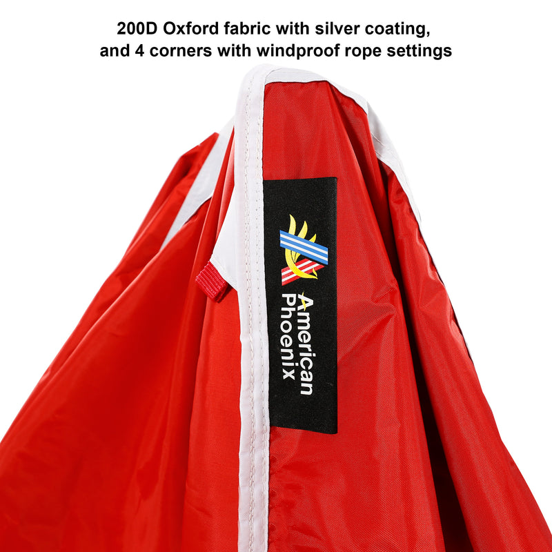 Load image into Gallery viewer, American Phoenix 8x8 Red Pop Up Sports Tents with Canopy Bag

