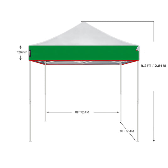 8x8 Green Sports Tents Canopy Shelters